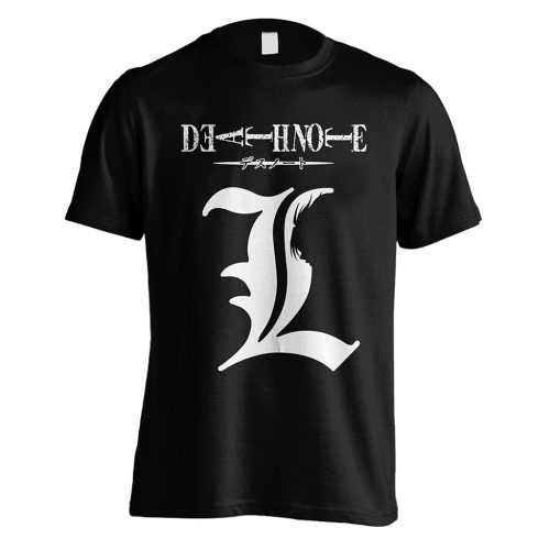 T-Shirt Shadow of L - Deathnote (μαύρο) #TIM01874