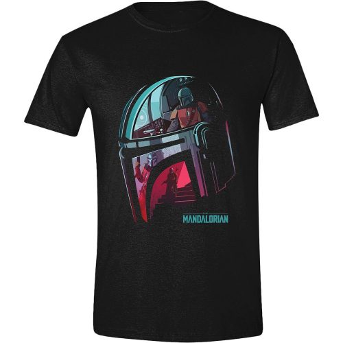 T-Shirt The Mandalorian - Helmet Reflection (Star Wars) - Timecity #TS002MND