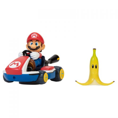 Αυτοκίνητο Super Mario Kart spin out (Mario) 14εκ - Jakks Pacific #86000