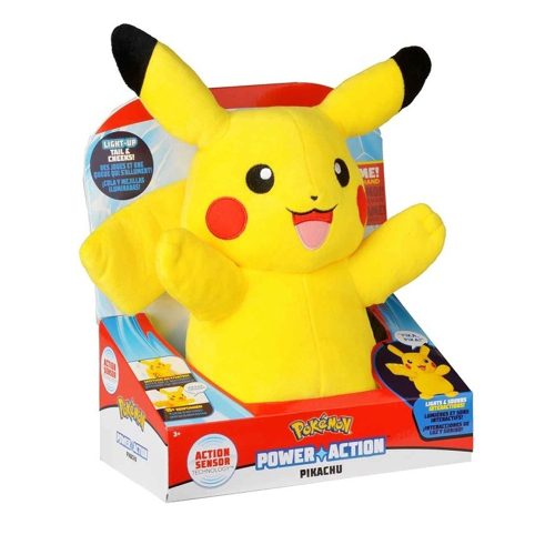 Pokemon λούτρινο Pikachu με ήχους και φως 25εκ - Jazwares #PKW0105/97834