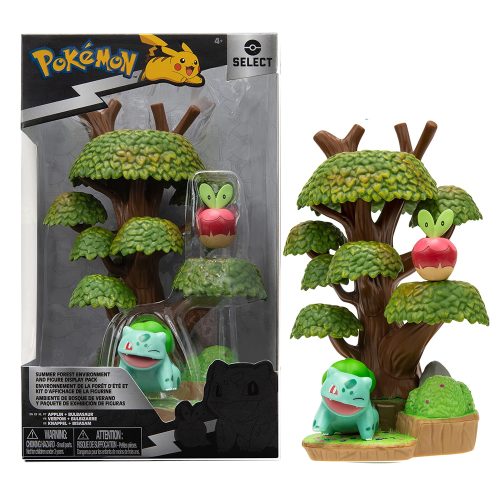 Pokemon αγαλματίδιο Forest Environment with Bulbasaur and Applin 15εκ (Wave 1) - Jazwares #PKW2766-A