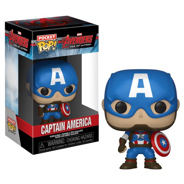 POP! Tee & pocket Φιγούρα Marvel Captain America (S) - Funko #63493