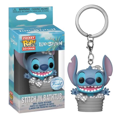 POP! Μπρελόκ Stitch in bathtub (Disney) – Funko #68889