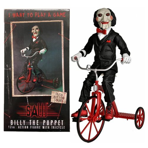 Φιγούρα Billy the Puppet with Tricycle (Saw Movie) 30εκ – Neca #60607