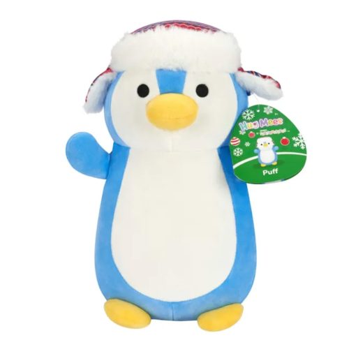 Squishmallows HugMees Xmas - Λούτρινο Puff the Penguin (Wave 2) 35εκ - Jazwares #SQHM00237
