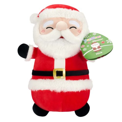 Squishmallows HugMees Xmas - Λούτρινο Nick the Santa Claus (Wave 2) 25εκ - Jazwares #SQHM00228