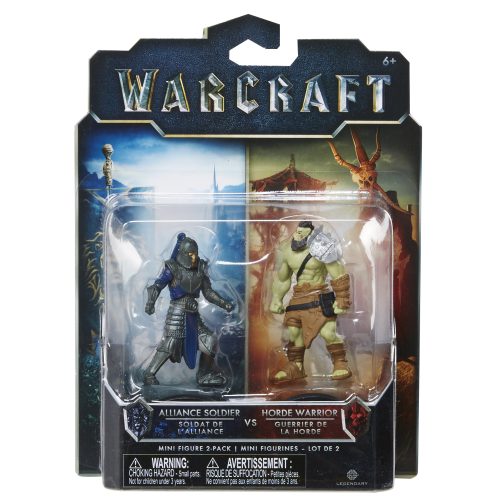 Σετ Φιγούρες Horde Warrior & Alliance Soldier 7εκ. (Warcraft) - Jakks Pacific #96251